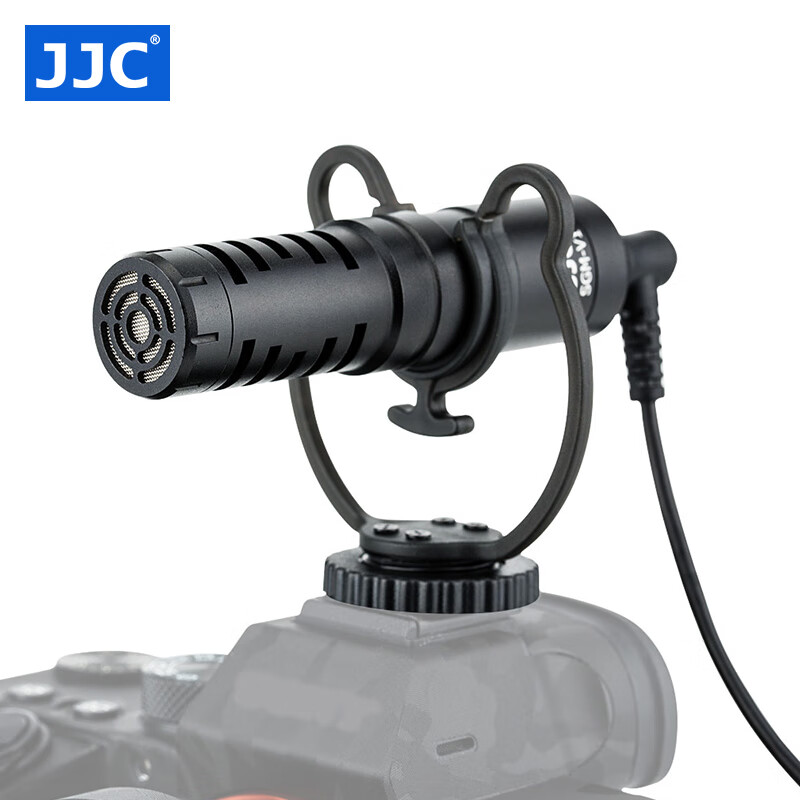 JJC anchor microphone wired microphone condenser microphone mobile phone computer live broadcasting equipment SLR Sony micro single camera external directional microphone eat broadcast recording radio and video conference