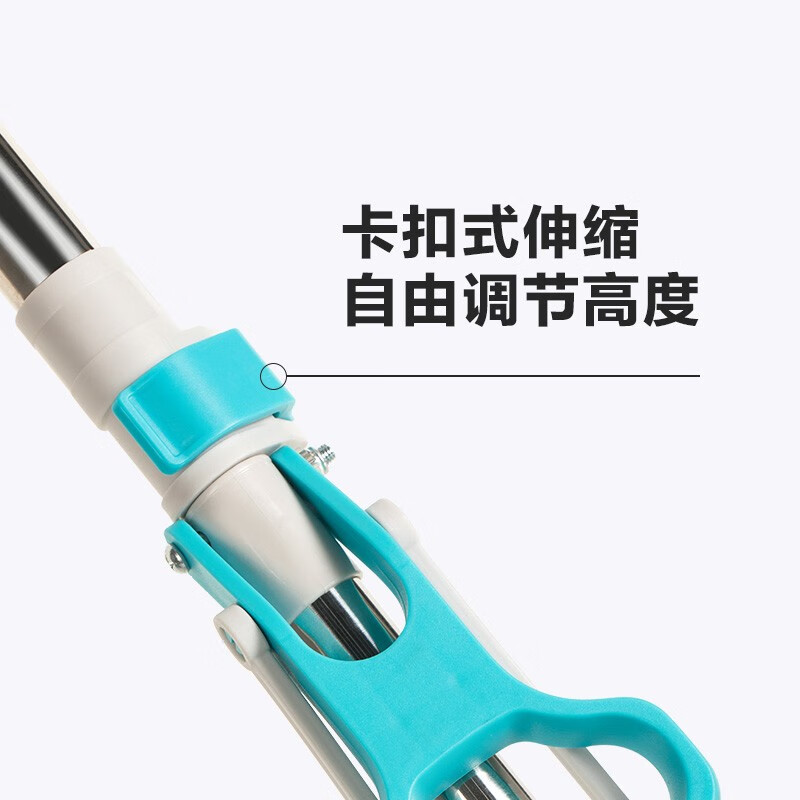 茶花海绵滚轮拖把免手洗2023新款家用拖地神器胶棉吸水地拖 【灰中号】洁境滚轮胶棉拖