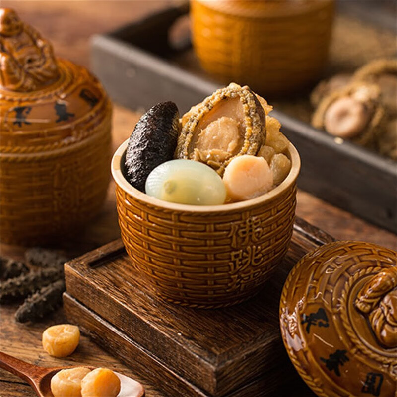 聚春园中华老字号 正宗福州佛跳墙珍鼎礼盒装 加热即食鲍鱼花胶福建送礼 珍鼎300g*1（带坛）