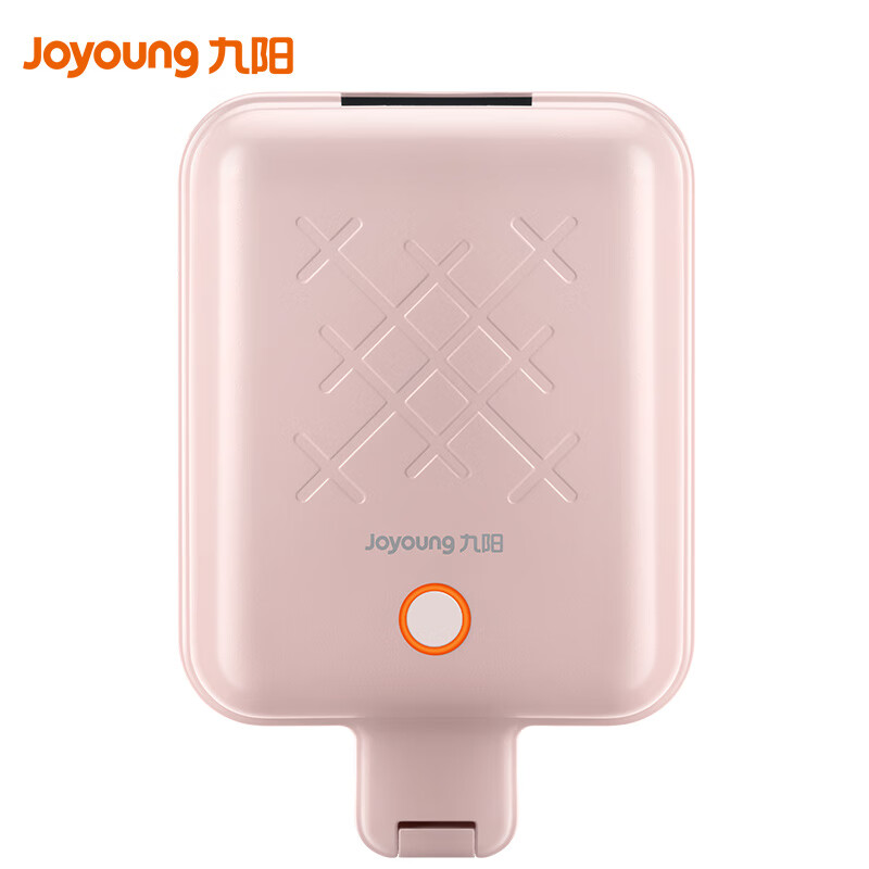 九阳 Joyoung 三明治机早餐机 迷你煎饼锅电饼铛轻食机 SK06B-T1A（粉）