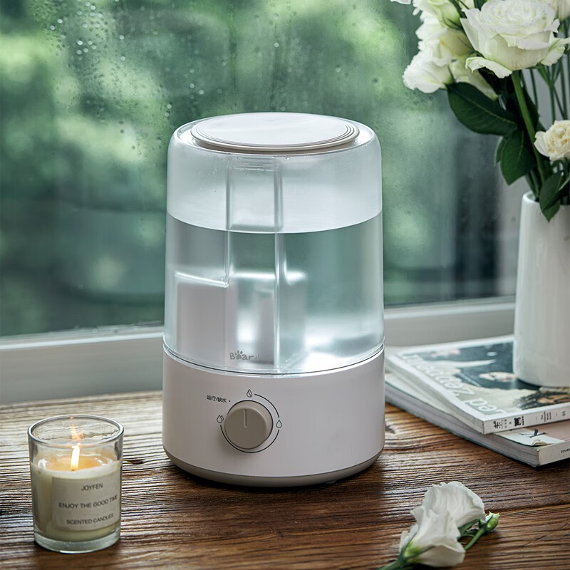 小熊（Bear） 加湿器家用空气加湿机卧室3L迷你增湿机桌面办公加湿器低噪大雾量JSQ-D30W1 【JSQ-D30W1】更润更健康