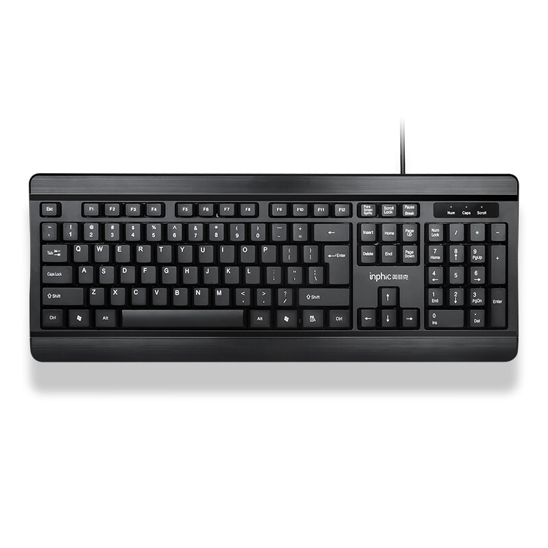 Infic v580 wired keyboard office Keyboard USB wired business waterproof office computer desktop notebook external digital universal keyboard