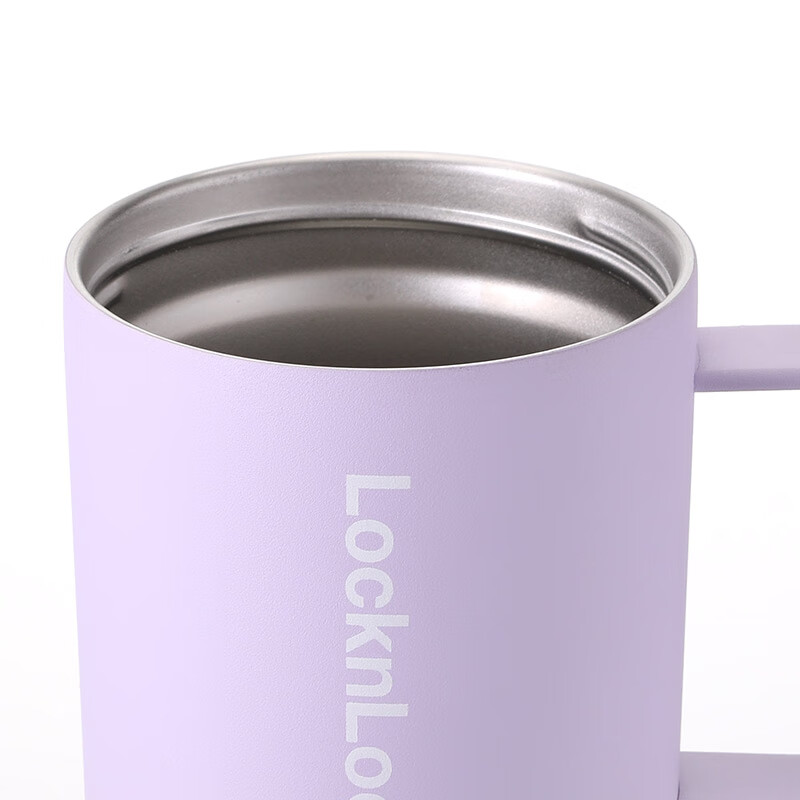 乐扣乐扣（locknlock）幻彩双饮冰霸杯宽大口径易清洁不锈钢内胆大容量高颜值办公室水杯 紫色 570ml LHC6796FU