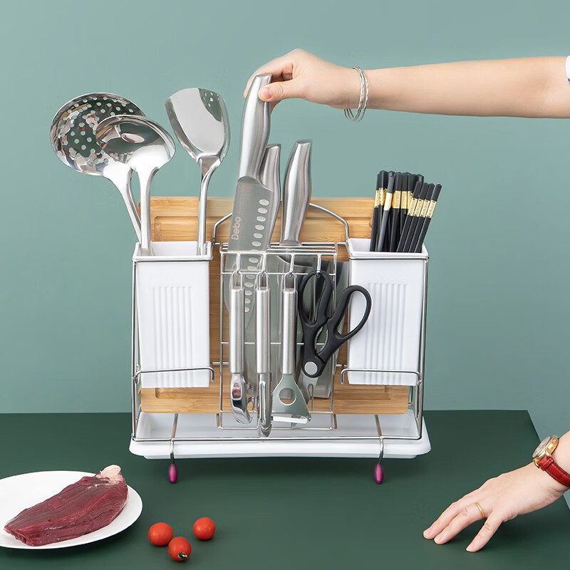 Debo德铂西弗勒斯刀具套装不锈钢厨房工具组合DEP-749