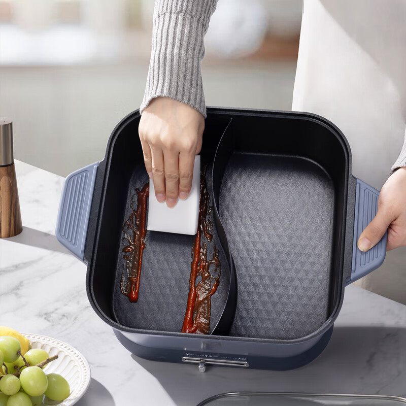 康巴赫鸳鸯电火锅 浅灰色