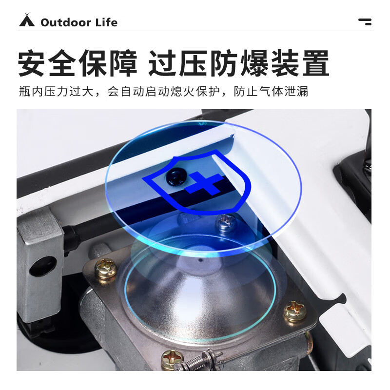 狼行者卡式炉户外炉具炊具便携式露营卡斯瓦斯炉商用火锅卡磁煤气燃气灶 卡式炉+大号套锅