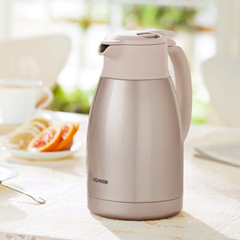 象印（ZOJIRUSHI）保温壶 居家用办公大容量热水瓶暖水壶SH-HA15C-PF-香槟色1.5L