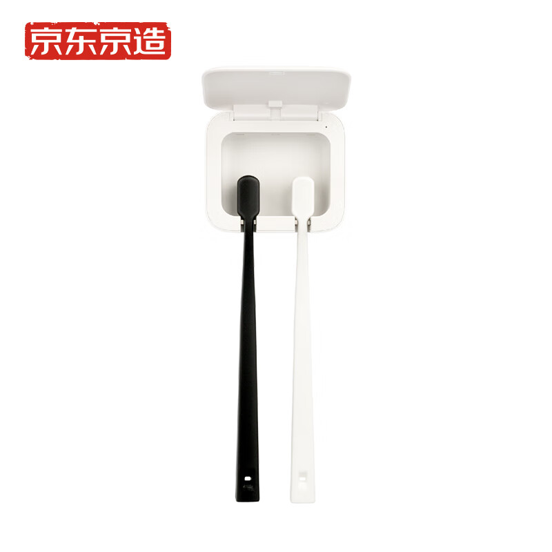 Jingdong jingzao sterilization toothbrush rack couple's ultraviolet electric toothbrush sterilizer punch free bathroom intelligent sterilization storage rack
