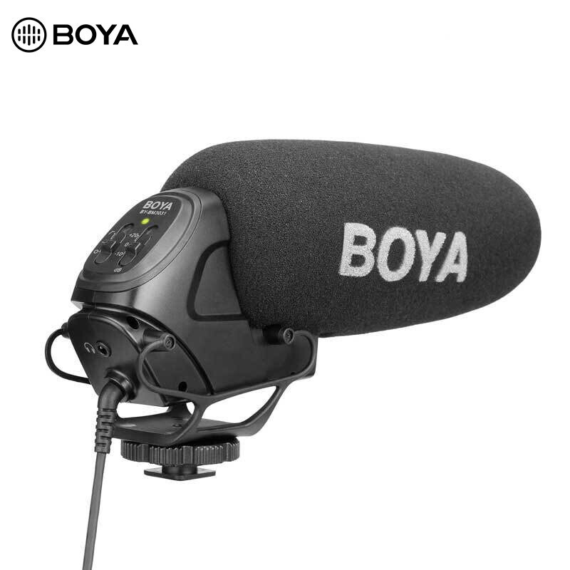 Boya Boya microphone by-bm3031 Sony micro single Nikon Canon SLR camera directional gun microphone live interview professional recording collection set-top microphone