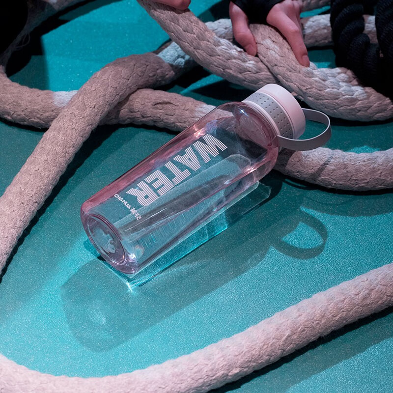 茶花格瑞斯水杯大容量塑料水杯男便携水瓶杯户外运动大号水壶女 【900ml】浅绿色