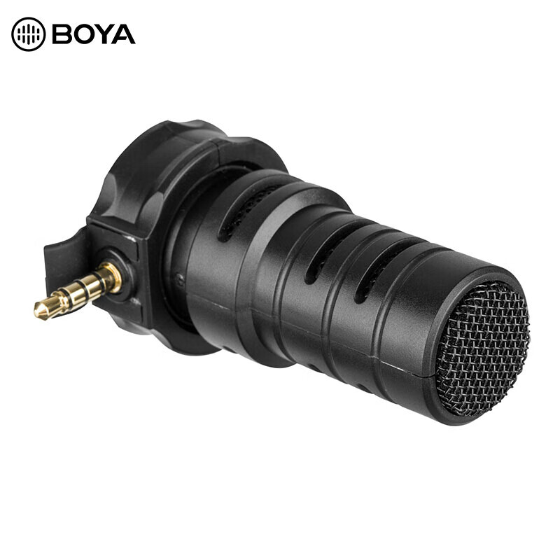 Boya Boya microphone by-a7h mobile phone 3.5mm interface in-line cardioid pointing mini microphone mobile phone live karaoke vlog video shooting and recording small microphone