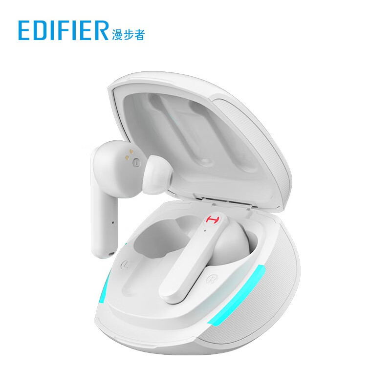Edifier Hecate GM45 Bluetooth headset true wireless TWS in ear game music sports headset RGB light effect suitable for Apple Huawei Xiaomi mobile phone white