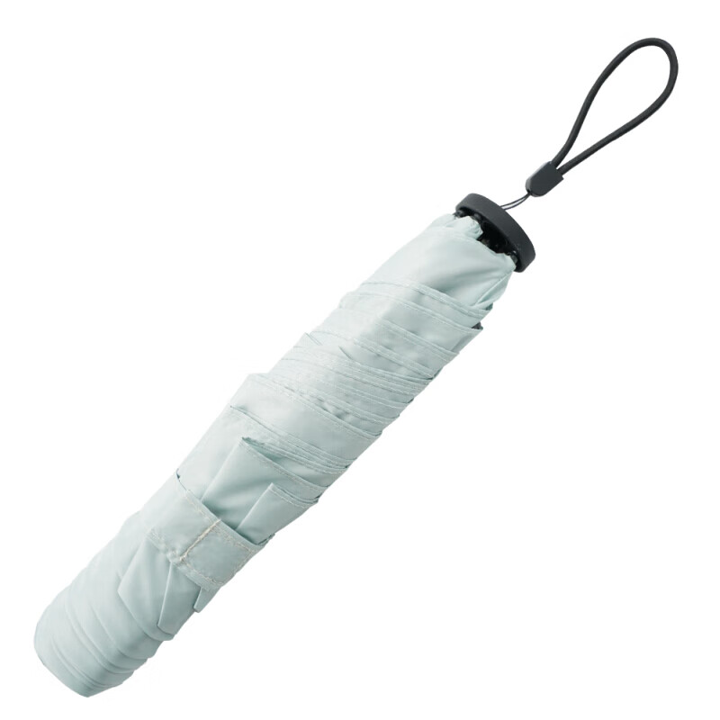 Pack all sunshade sunshade female outdoor anti ultraviolet sunny umbrella carbon fiber slim and convenient sunscreen umbrella UPF50 + Mint Green