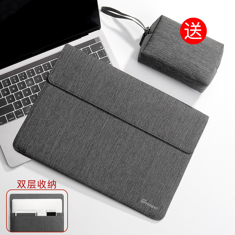 Taikesen laptop liner bag Xiaomi Lenovo Xiaoxin 14 inch Dell ASUS men's and women's protective case dark gray