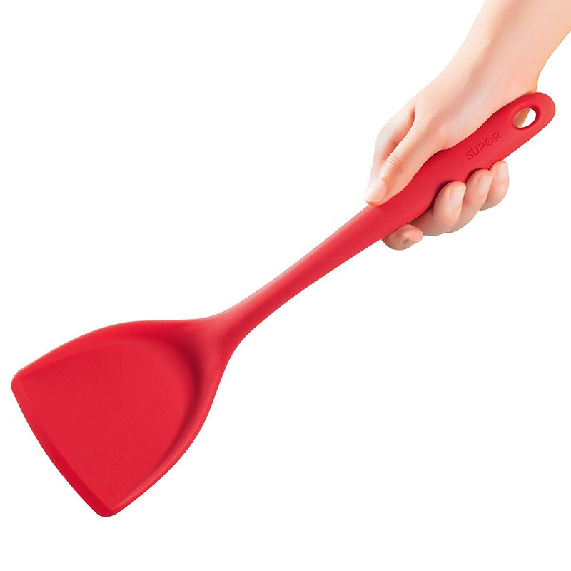 SUPOR silica gel Chinese shovel high temperature resistant frying pan shovel non stick frying pan frying pan pan frying pan shovel kt01ah10