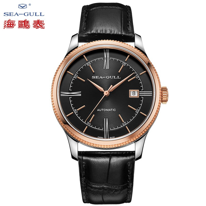 Seagull Watch Designer Series Men's watch automatic mechanical watch men's mechanical watch slim gold-plated calendar men's watch new inspiration 219.27.6077