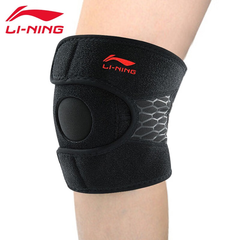Li-Ning (Li-Ning) professional badminton knee protection [new in the season] leg guards, running basketball, patella with meniscus, male and female injury protectors, large
