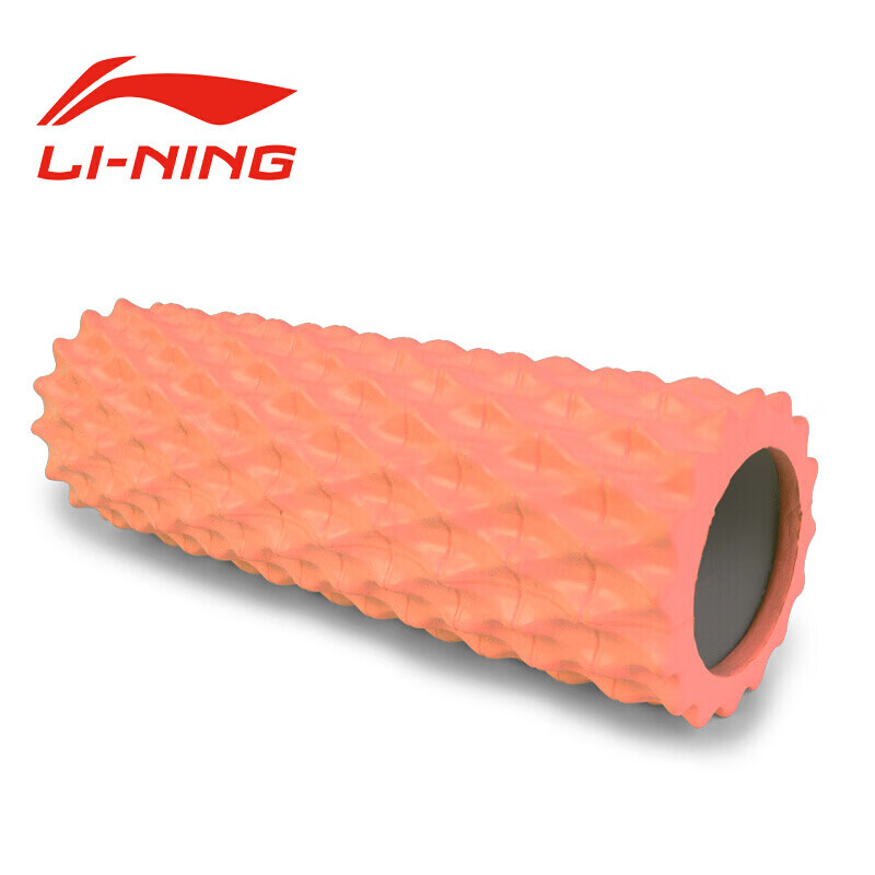 Lining (LI-NING) foam shaft, male and female muscle fascia relax massage shaft, wolf tooth foam roller fitness exercise Yoga column LJSP482 orange