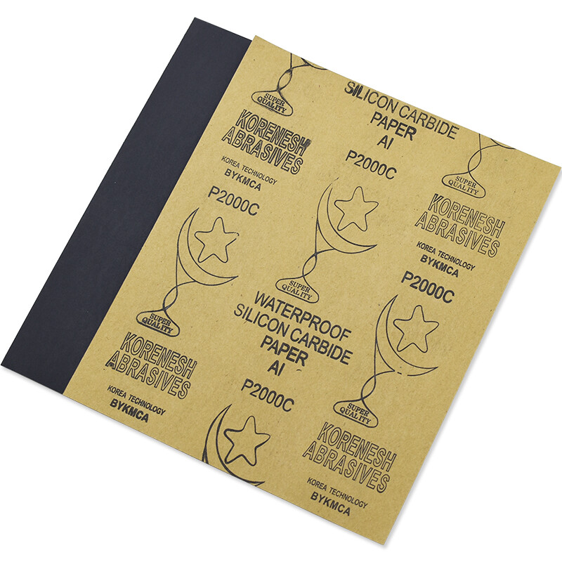 Cafwell water grinding oil resistant sandpaper for dry and wet use 2000 mesh 230 * 280mm (10 pieces) ys2888