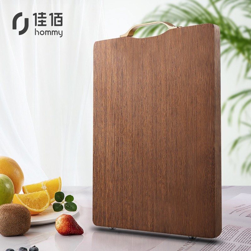 Jiabai chicken wing wood antibacterial chopping board chicken wing wood chopping board solid wood chopping board square board chopping board fruit board jbb005 (40 * 30 * 2cm)