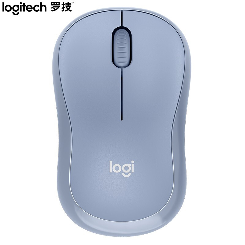 Logitech m221 silent mouse wireless mouse Office Mouse symmetrical mouse with wireless micro receiver fog blue