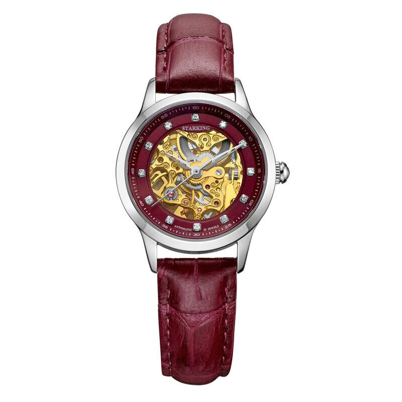 Starking women's watch fashion series steel band hollow mechanical couple watch women's watch al0188sl55