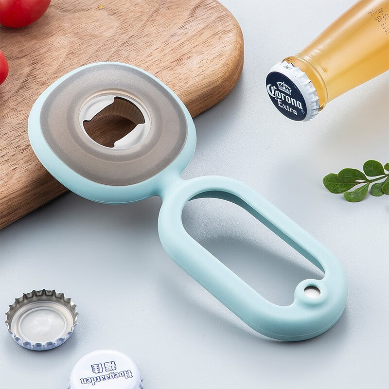 Maxcook bottle opener can opener can opener screw cap opener open cap artifact screw cap opener can opener multifunctional and labor-saving can opener can be pasted to refrigerator mcpj494
