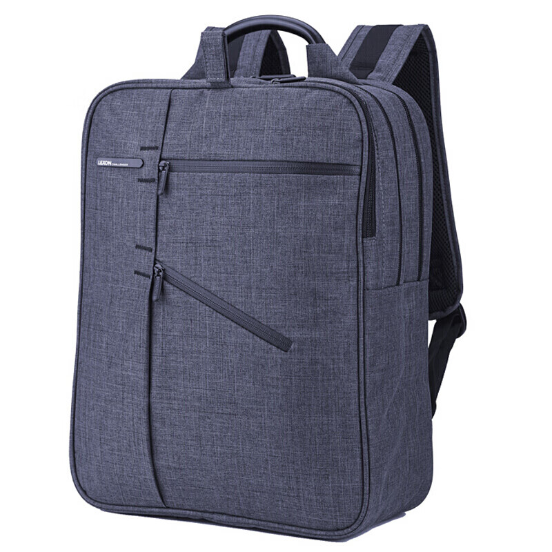 Lexon Backpack Laptop Bag 14 / 15.6 inch fashion lightweight large capacity double compartment business backpack dark blue