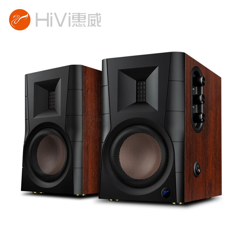 Huiwei HiVi D200 2.0 channel Bluetooth speaker multimedia active audio supports aptx remote control mobile phone home living room TV computer audio