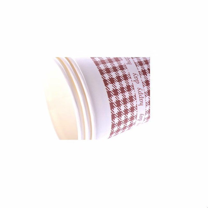 史泰博 纸杯/塑料杯 一次性加厚水杯 冷热两用隔热杯子 办公专用 几何图案(100只/250ml)