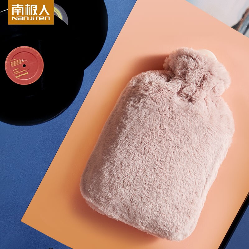 Antarctica nanjieren hot water bag water injection PVC warm water bag warm stomach warm baby warm paste electric heating treasure flush water filling explosion-proof electric heating treasure thickened warm 2000ml warm hand treasure