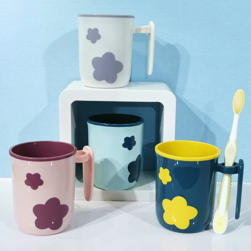 Wutong Ann Ann gargle cup Wash Cup, plastic cup, toothbrush cup, gargle cup, cartoon, two color cups, gifts, wash cups, elegant cups.