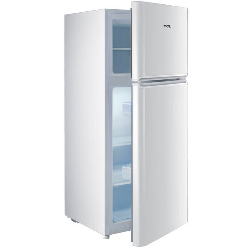 TCL BCD-120CTCL 120L 冰箱 双门 轻便小冰箱BCD-120C珍珠白（企业采购 ）