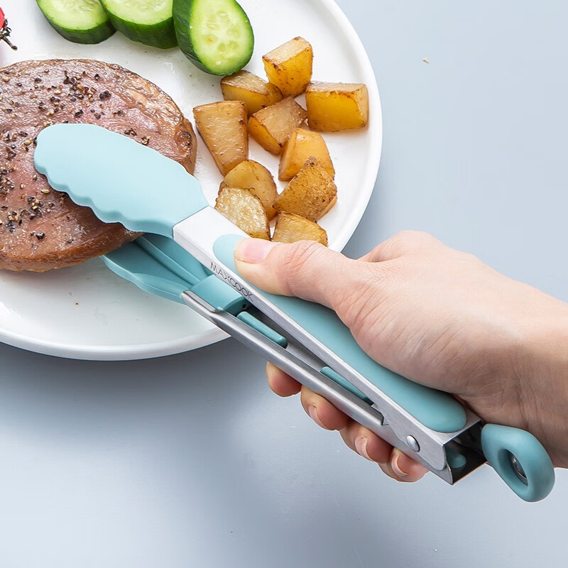 Maxcook food folder silicone salad folder food folder cake folder bread folder baking clip mcpj348