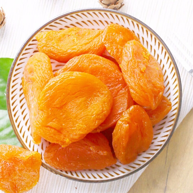 味滋源 水果干蜜饯组合芒果干半梅干香蕉片红枣休闲零食山楂果脯 红杏干45g/袋