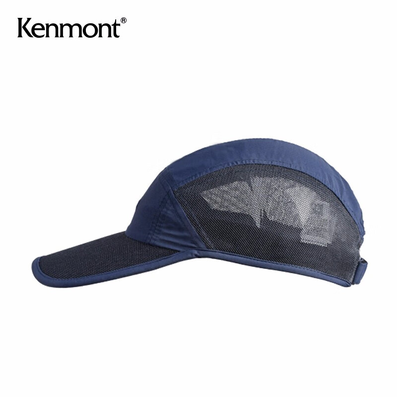 Kenmont km-0375 summer men's outdoor sun hat baseball cap dark blue adjustable (58.5cm)
