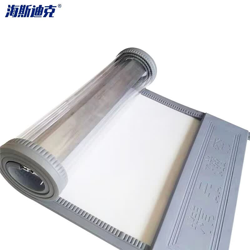 海斯迪克 gnjz-5157 PVC塑料软门帘磁性软门帘磁吸空调门帘冬季防风帘 2mm有配重 0.5m宽×2.2m高/1片 透明-融创集采商城