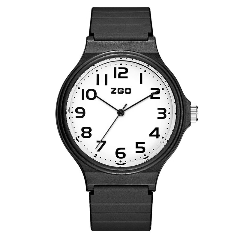 Zhenggang ZGO watch male and female students' light quartz watch Korean version simple small fresh electronic watch young and middle school students' examination watch large version 852