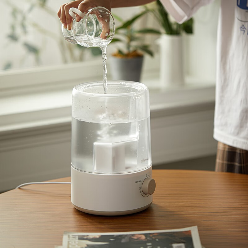 小熊（Bear） 加湿器家用空气加湿机卧室3L迷你增湿机桌面办公加湿器低噪大雾量JSQ-D30W1 【JSQ-D30W1】更润更健康