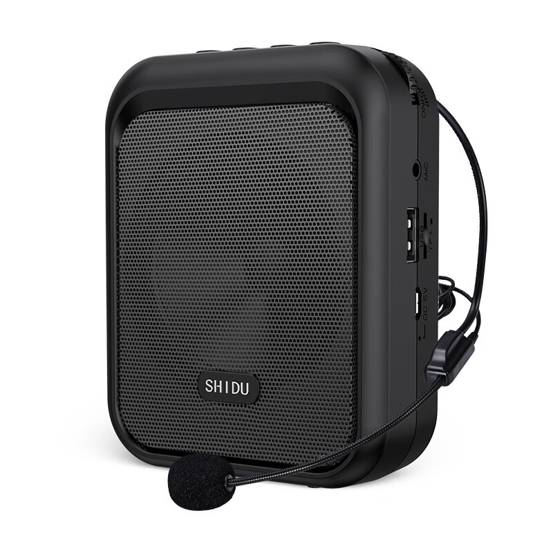 Shidu sd-m100 little bee loudspeaker teacher teaching guide promotion loudspeaker speaker speaker speaker Bluetooth speaker lightweight portable classic black