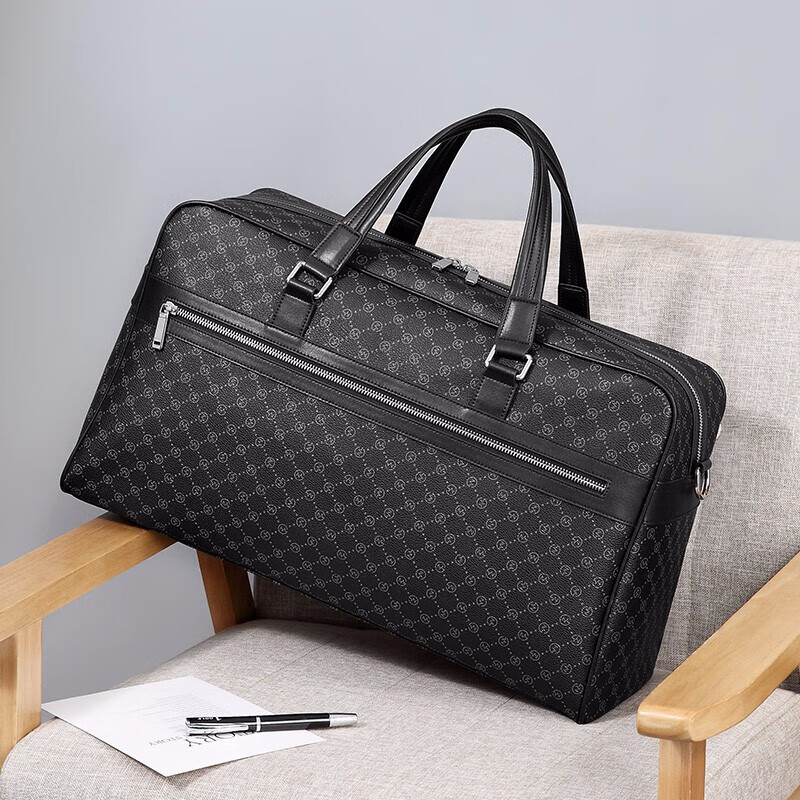Golf golf travel bag dry wet separation luggage bag large capacity anti splash fashion one shoulder handbag men's business travel luggage bag fitness Bag Black