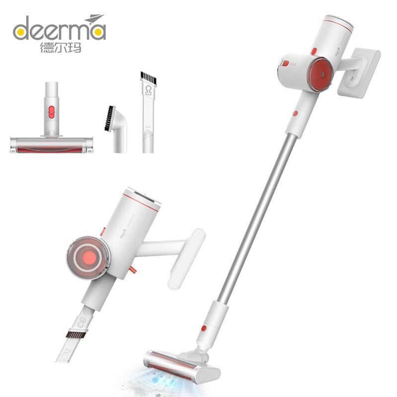 Deerma vc25plus household vertical handheld wireless vacuum cleaner for charging pet families
