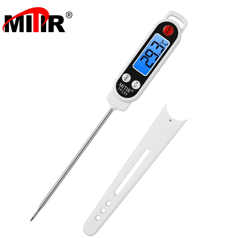 Mitir Probe Thermometer kitchen food thermometer backlight water thermometer baking baby milk thermometer oil thermometer tp199