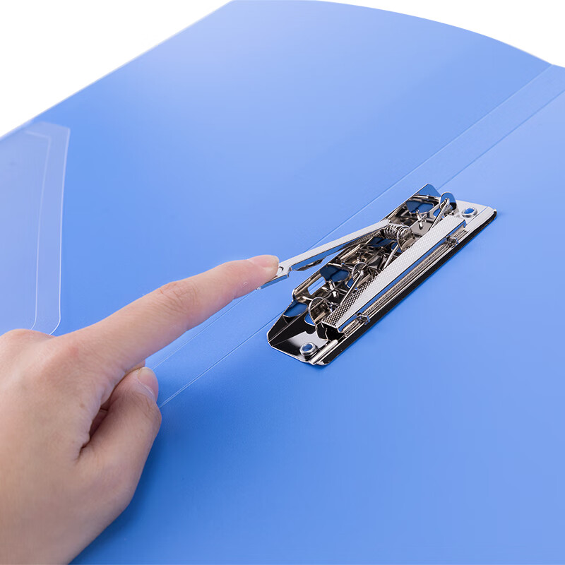 得力(deli)金属文件夹资料册办公资料夹A4商务签约夹板办公文件夹 办公用品单支装办公用品5301ES