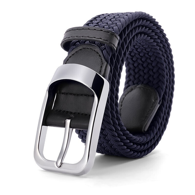 Polo men's belt fashion versatile woven needle buckle belt casual youth jeans trouser belt zy841p011j dark blue