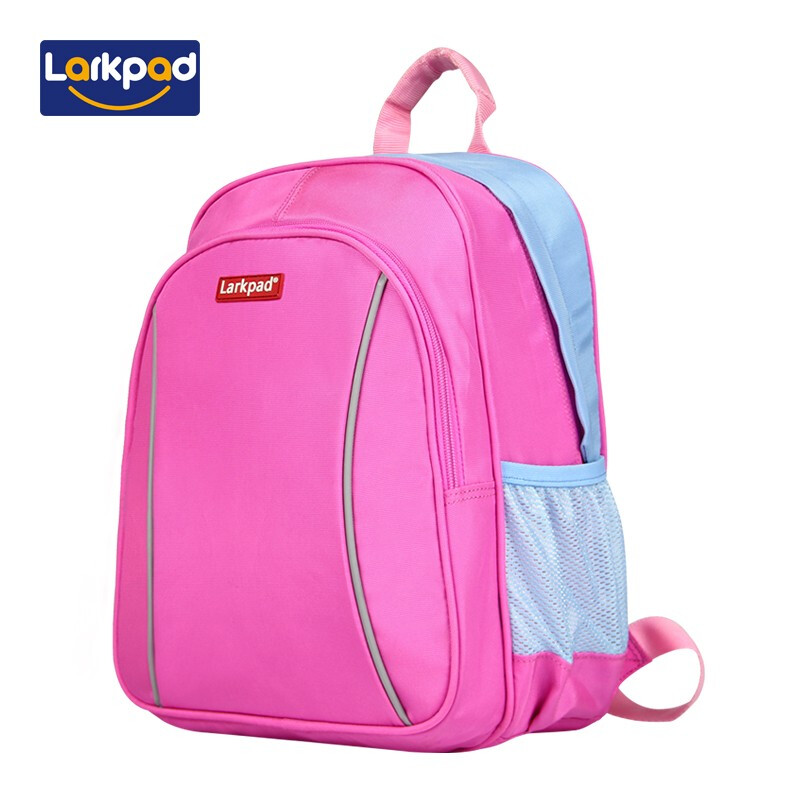 Larkpad children's schoolbag kindergarten boys' and girls' backpack ultra light load reducing backpack 115 Princess powder