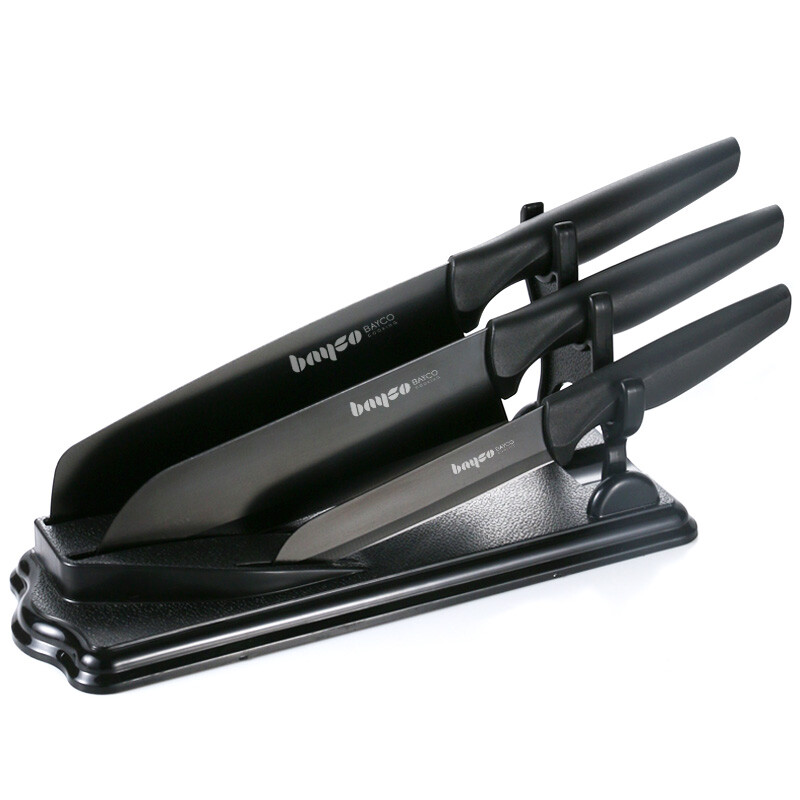 Baige bayco tool set folding tool holder non stick tool four piece set black bd3112