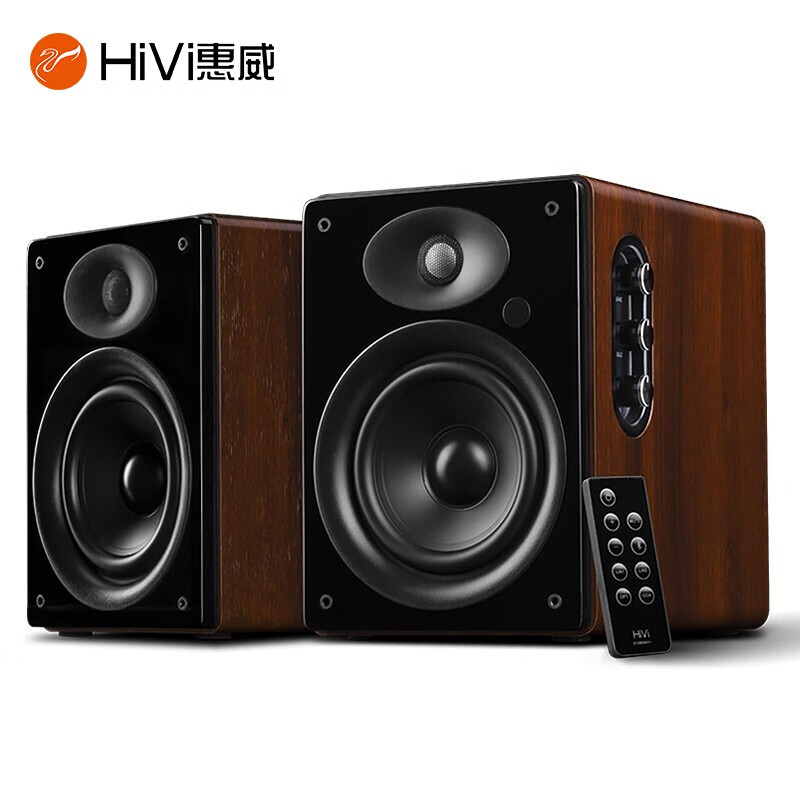 Huiwei HiVi d1080mkii + wireless Bluetooth speaker 2.0 Channel Active Desktop laptop audio home living room TV speaker