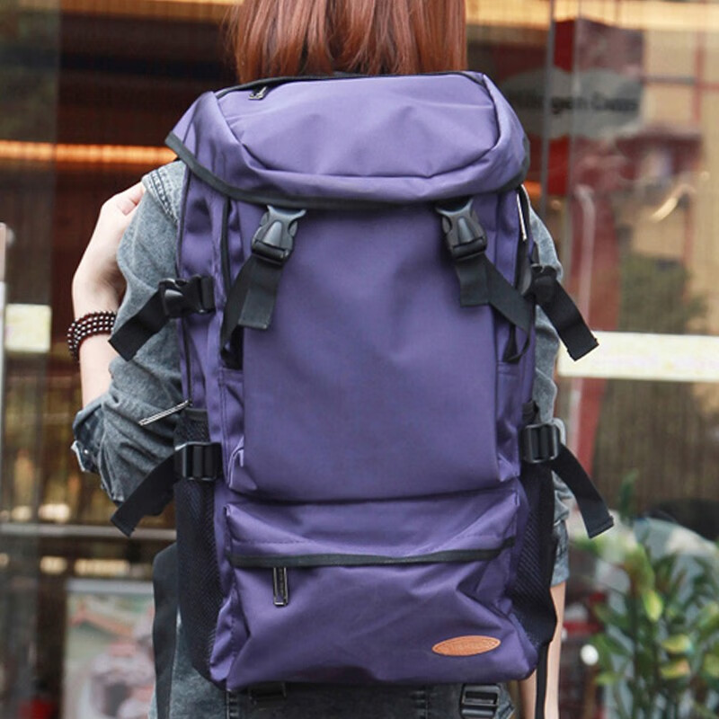 Landcase backpack men's travel bag outdoor Unisex equipment Hiking Camping Backpack men's travel bag 8051 purple small