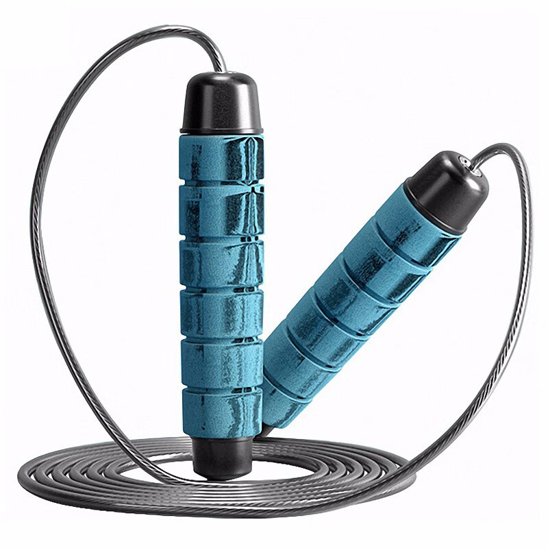Li Ning Li-Ning weight-bearing rope skipping adult fitness training equipment male and female sports professional bearing rope skipping blue and black